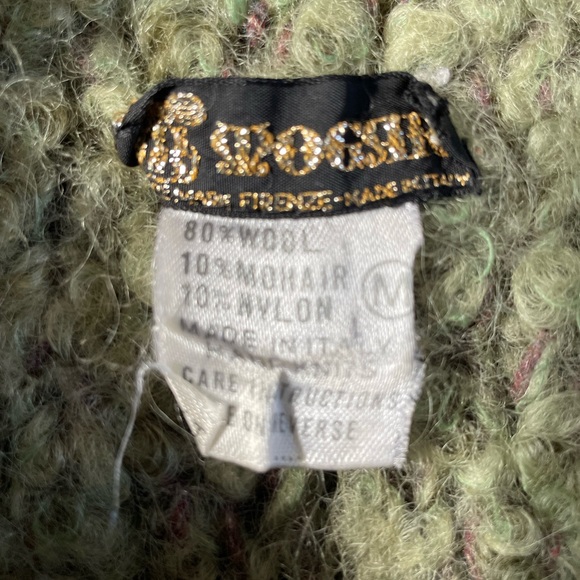 VTG Hand knit Italian oversized sweater medium - Picture 6 of 10